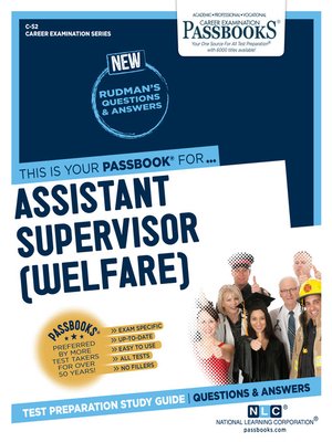 cover image of Assistant Supervisor (Welfare)